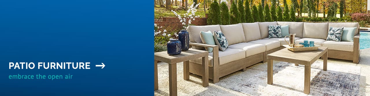 patio furniture embrace the open air